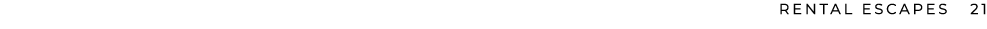 RENTAL ESCAPES 21